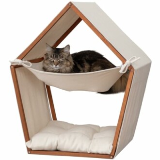 Free-Standing Cat Teepee House