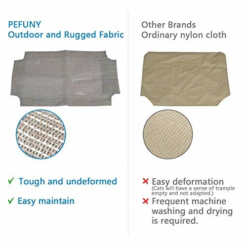 Comparison between PEFUNY outdoor rugged fabric and other brands' ordinary nylon cloth.